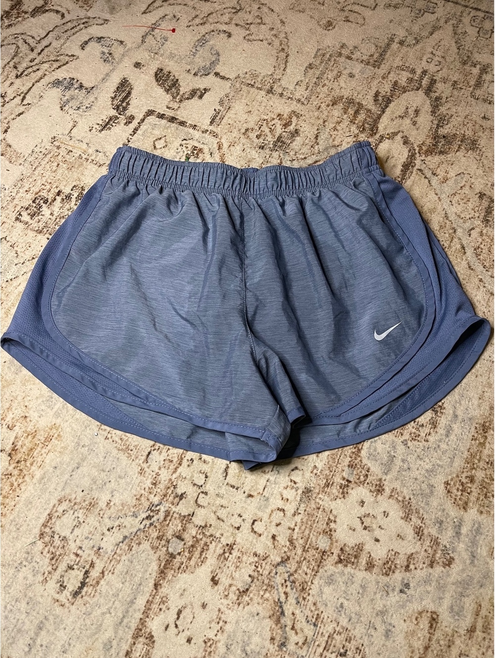 Nike Dri-FIT Women's Athletic Running Shorts Medium Blue